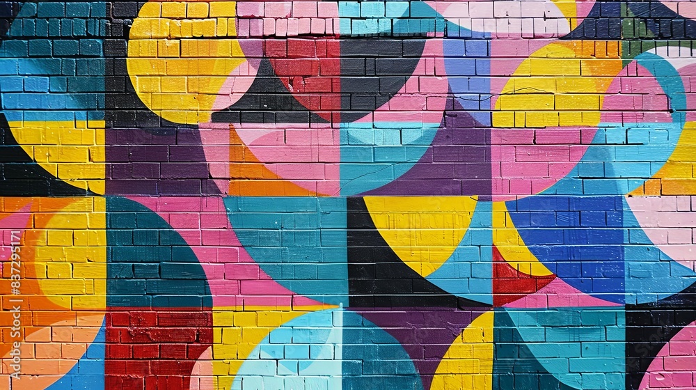Abstract Geometric Street Art Exploration Abstract Geometric Street Art Exploration