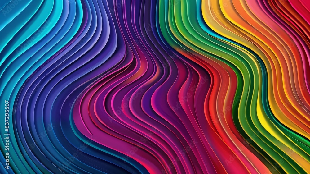 Happy Pride Month abstract design with colorful lines, capturing the essence of pride and celebration. Great for themes of equality and inclusion Happy Pride Month abstract design with colorful lines, capturing the essence of pride and celebration. Great for themes of equality and inclusion