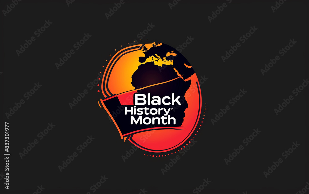 Fototapeta premium Concise logo featuring Africa map and 