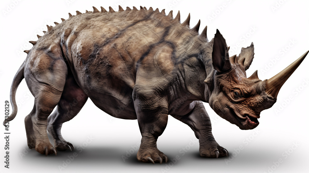 Fototapeta premium dinosaur isolated on white