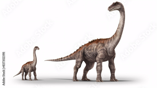 dinosaur isolated on white