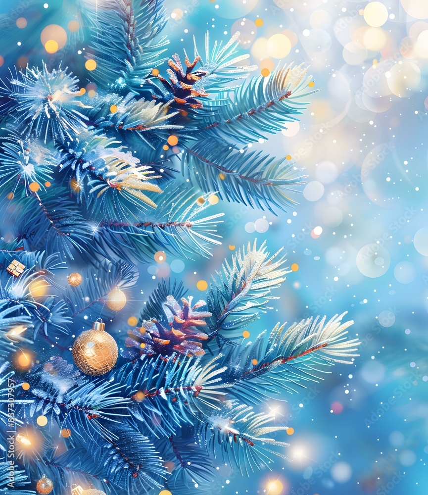 Christmas fir branches Christmas fir branches