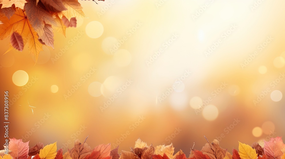 autumn leaves background, generative ai autumn leaves background, generative ai