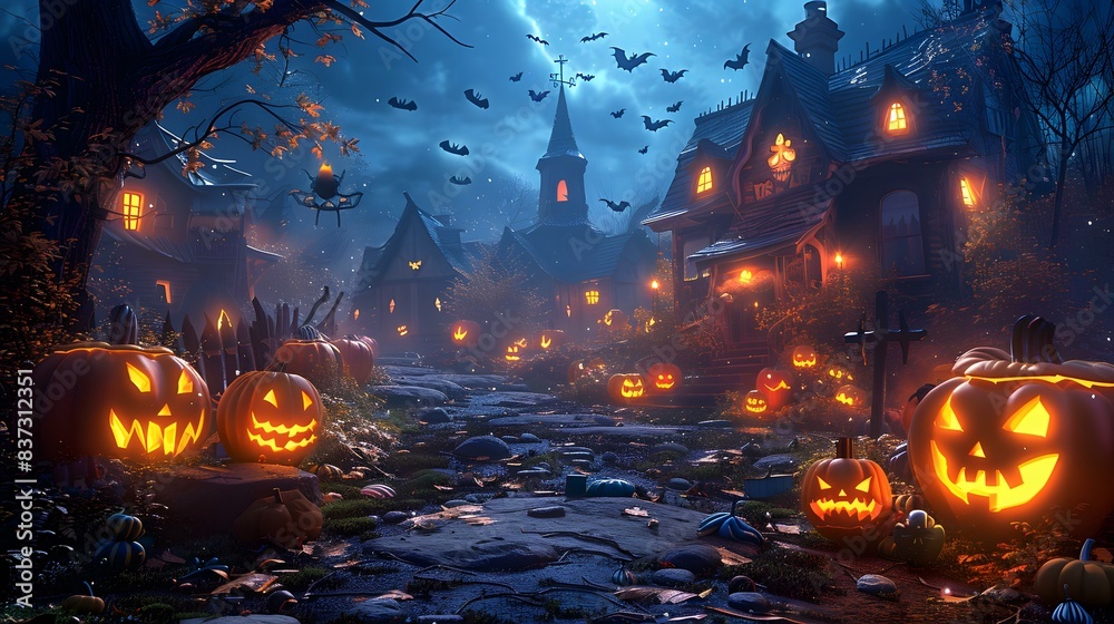 Halloween Pumpkin Town Halloween Pumpkin Town