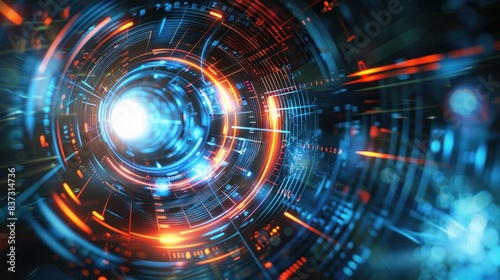 Wallpaper Mural Abstract background for business science or technology themes.

 Torontodigital.ca