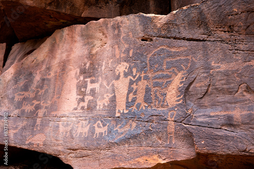 Photography One of many examples of Petroglyphs in Nine Mile Canyon, Utah.