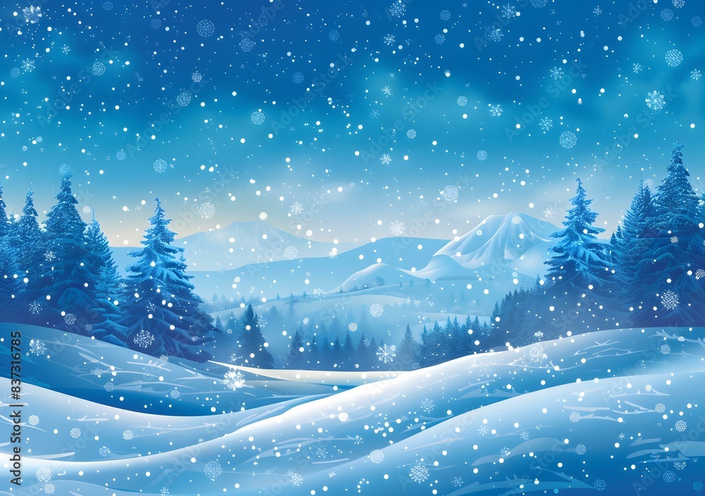 Snowy Winter Landscape Snowy Winter Landscape