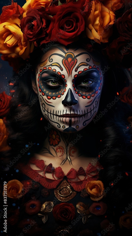 venetian carnival mask, generative ai