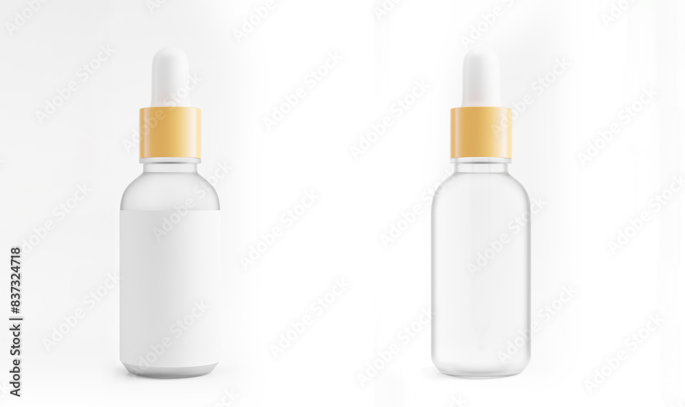 glass dropper bottle for serum, mock up bottle glass isolated on white background. 3d rendering
glass dropper bottle for serum, mock up bottle glass isolated on white background. 3d rendering