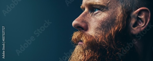 Man with beard, world beard day photo