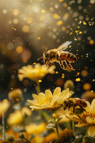 Honey bee, world honey bee day © thejokercze