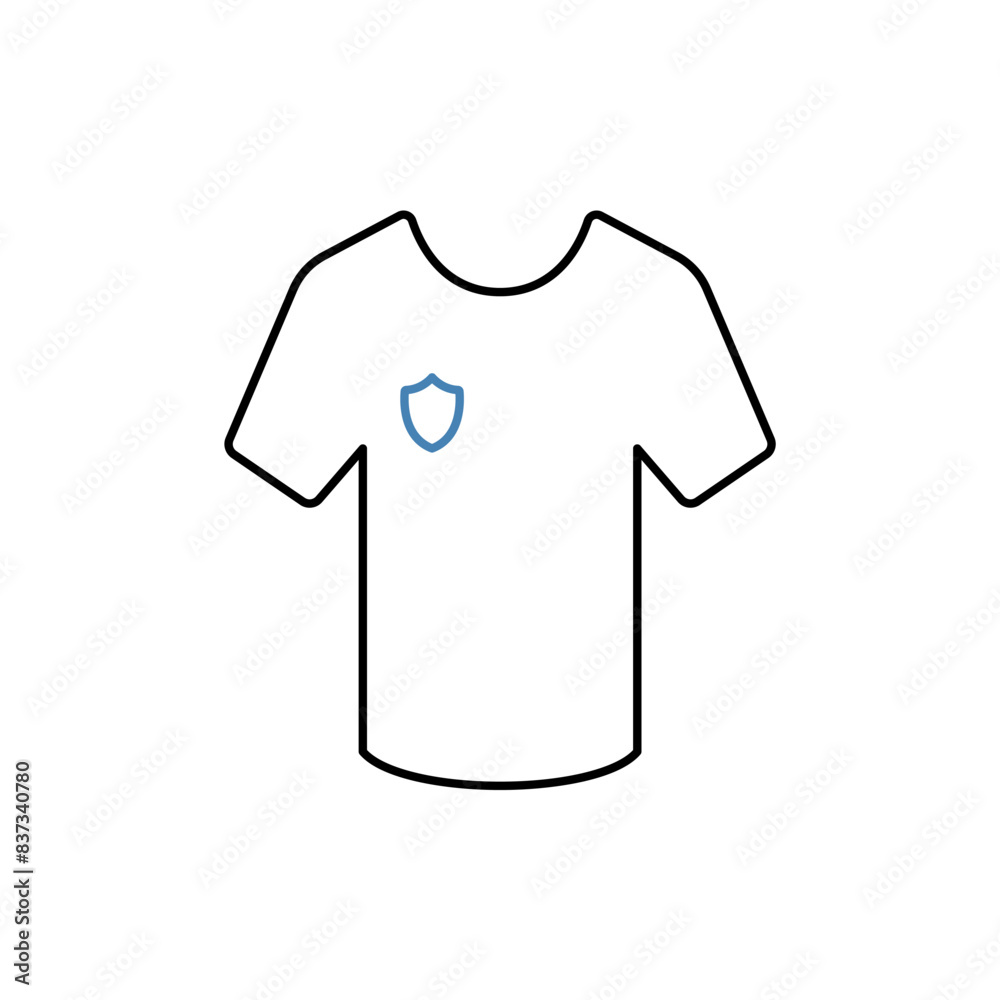 t-shirt concept line icon. Simple element illustration. t-shirt concept outline symbol design. t-shirt concept line icon. Simple element illustration. t-shirt concept outline symbol design.