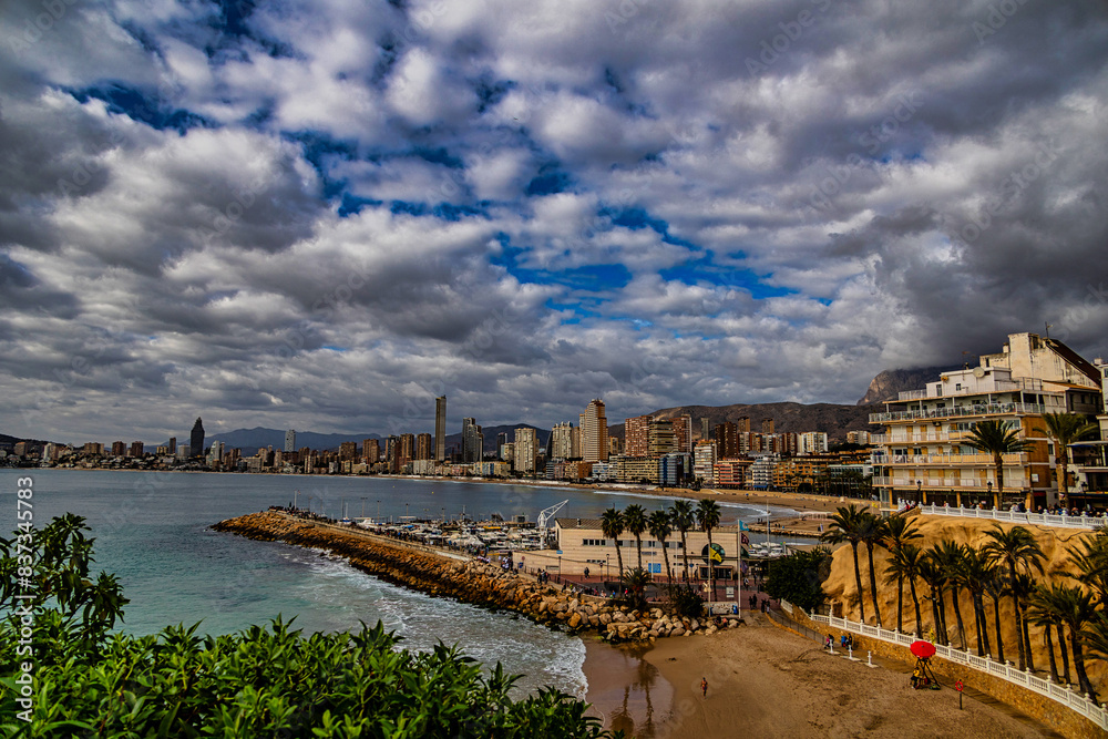 beach in the Spanish city of Benidorm Costa Blanca beach in the Spanish city of Benidorm Costa Blanca