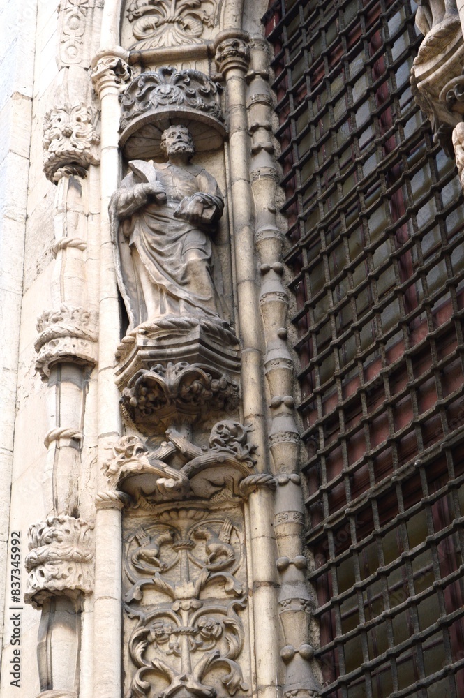 Obraz premium details of a street in Lisbon