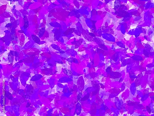 abstract image wallpaper of pile purple leaves background