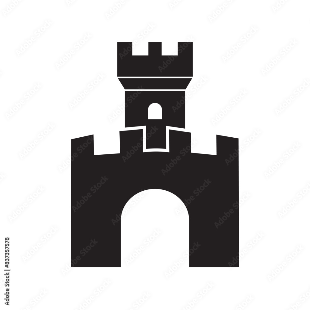fortress icon vector illustration design template fortress icon vector illustration design template