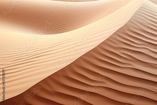 Expansive Sand Dunes in Desert Landscape