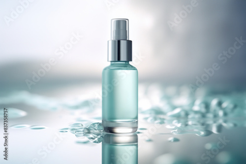 Refreshing Mist Spray Bottle with Water Droplets