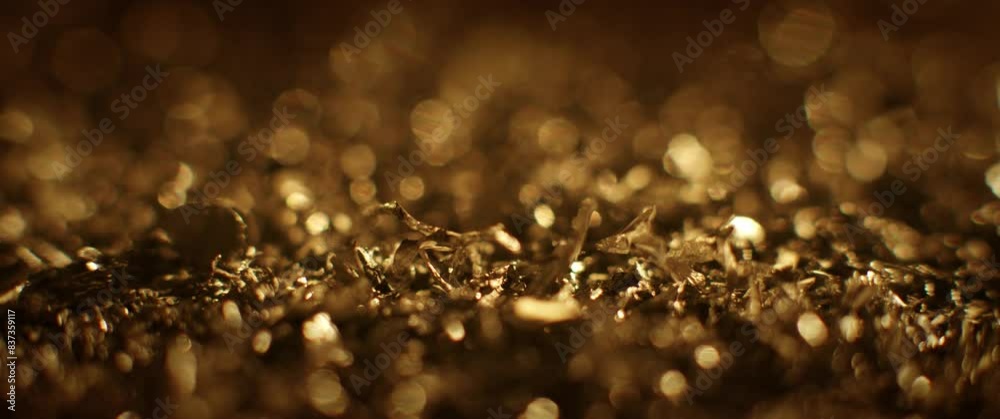 Gold alloy fillings moving chaotically