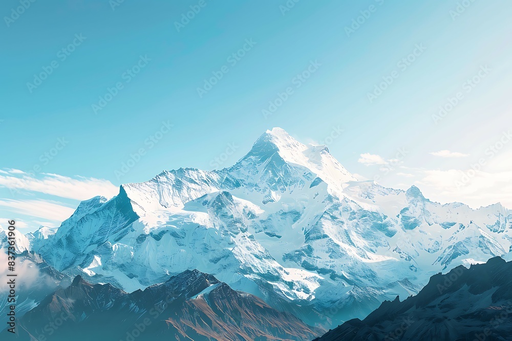 Amazing mountain view landscape. Background of mountain peak Amazing mountain view landscape. Background of mountain peak