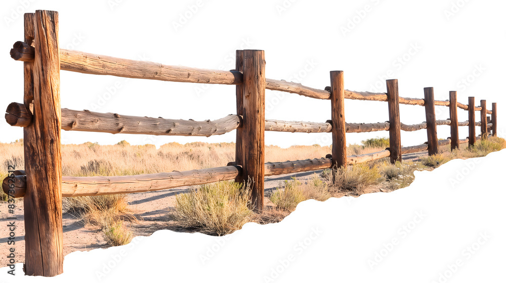 Obraz premium old wooden fence