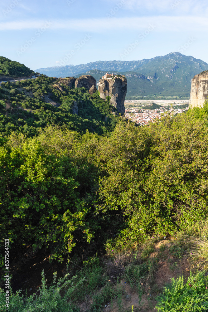 Panoramic view of Meteora Monasteries, Thessaly, Greece Panoramic view of Meteora Monasteries, Thessaly, Greece