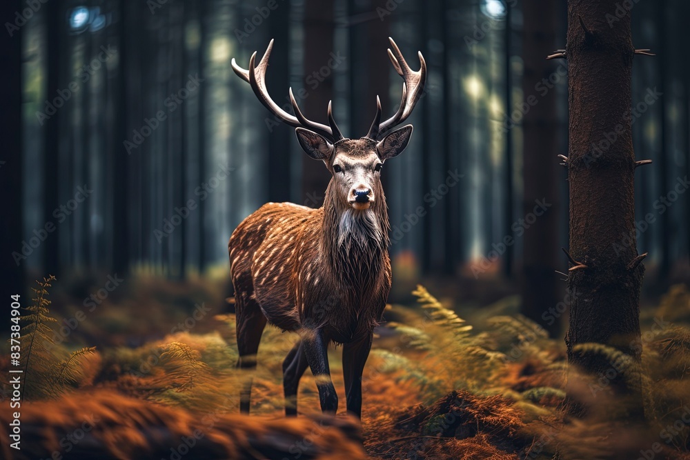 deer in the forest, generative ai deer in the forest, generative ai