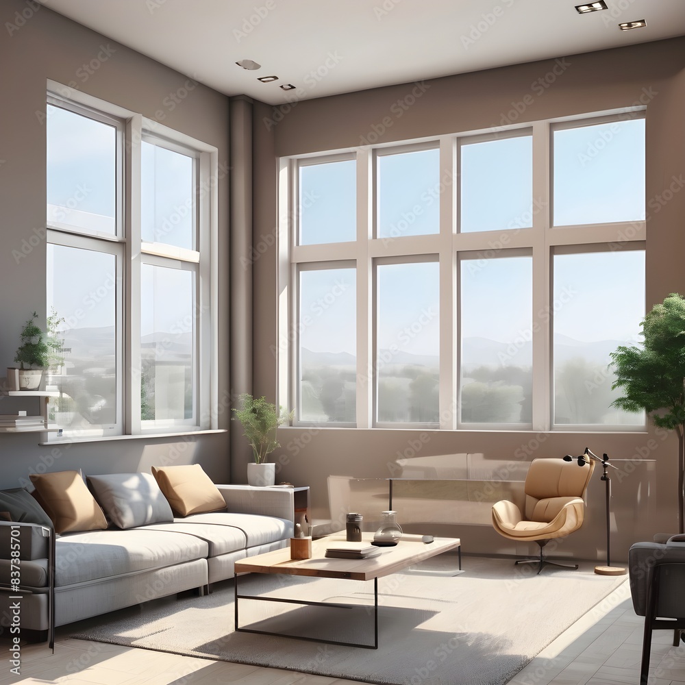 Fototapeta premium modern living room