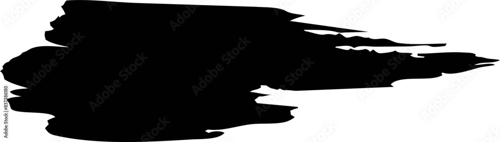 Obraz premium Dry paint brush stroke background