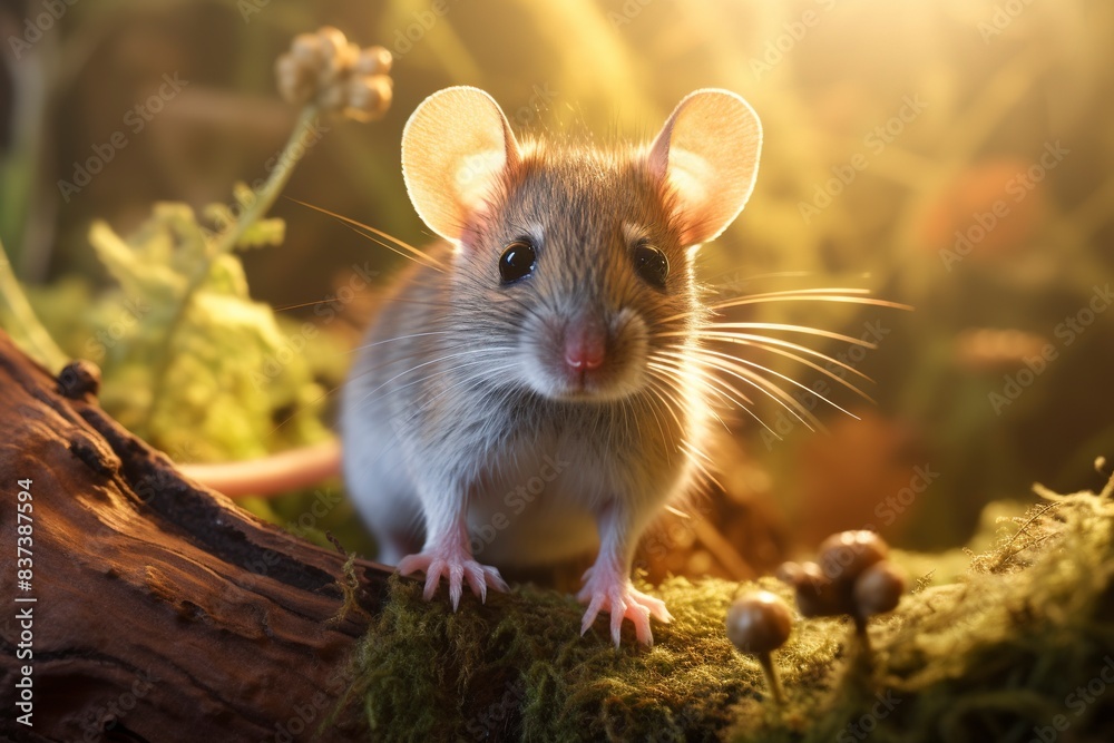 mouse in the garden, generative ai mouse in the garden, generative ai