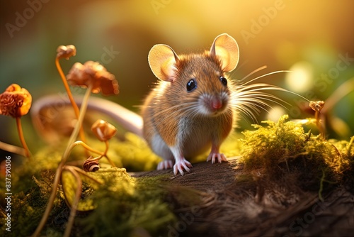 mouse in the garden, generative ai