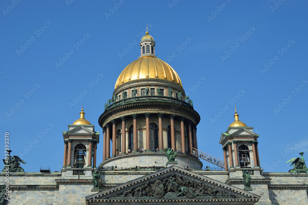 Saint Isaac's Cathedral in St. Petersburg. Saint Isaac's Cathedral in St. Petersburg.