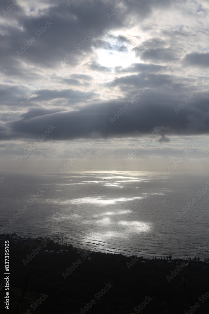 Fototapeta premium sunset over the clouds