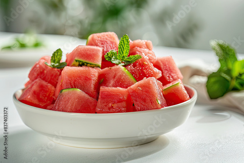 watermelon in a bowl
