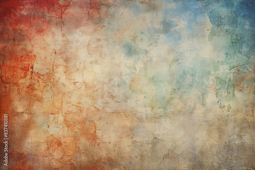 Wallpaper of a colored vintage canvas © agongallud