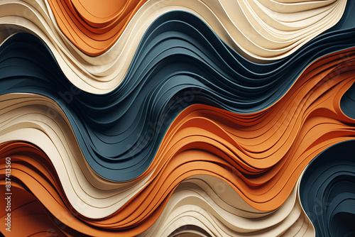 Wallpaper of an abstract shape