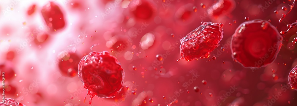 Red blood cells background