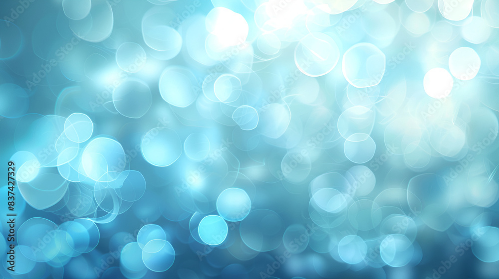 For a presentation, use an abstract, light blue blurred background with lovely circular bokeh.
For a presentation, use an abstract, light blue blurred background with lovely circular bokeh.