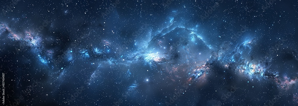 Fototapeta premium Galaxy stars background