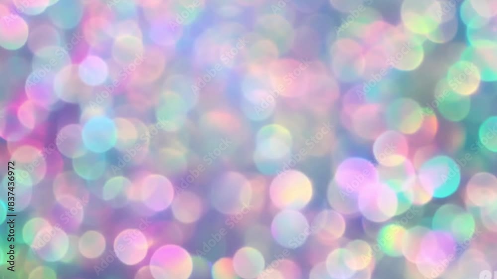 Fluorescent holographic bokeh lights. Dreamy blurred background Fluorescent holographic bokeh lights. Dreamy blurred background