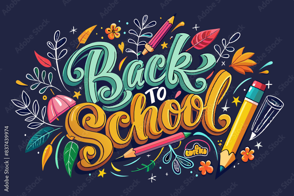 back to school vector illustration back to school vector illustration