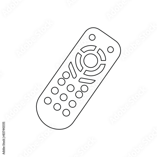 remote control isolated on white