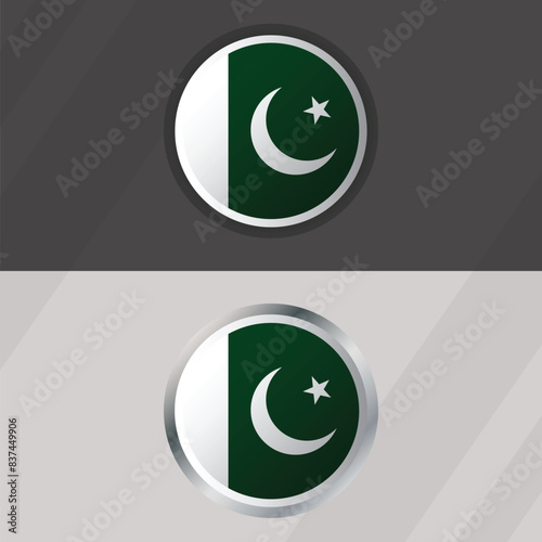 Free Download Vector Pakistan Round Flag Template - GFXLoad