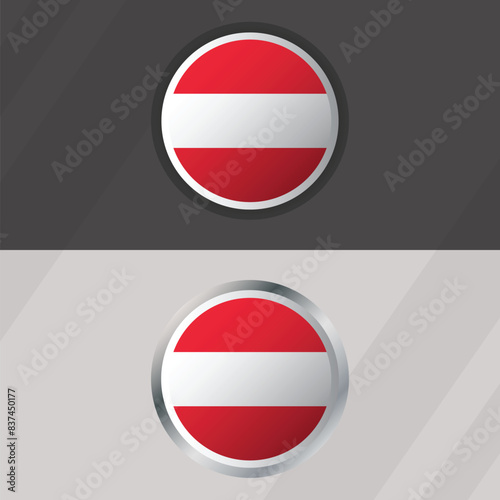 Free Download Vector Austria Round Flag Template - GFXLoad