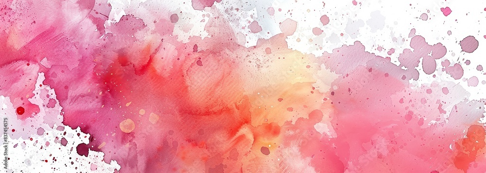 Colorful watercolor splashes background. Abstract watercolor texture