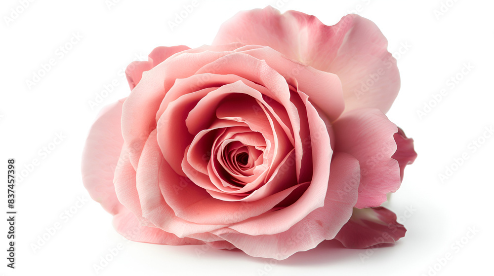 pink rose isolated on white pink rose isolated on white