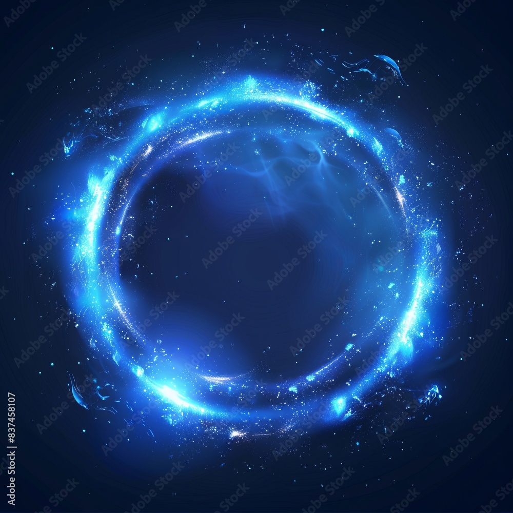 Obraz premium blue background concept with space for ads