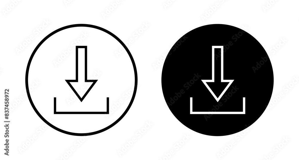 Download icon vector isolated on white background. Downloading vector icon Download icon vector isolated on white background. Downloading vector icon