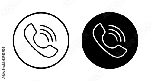 Call icon vector isolated on white background. Phone icon vector. mobile phone. telephone icon