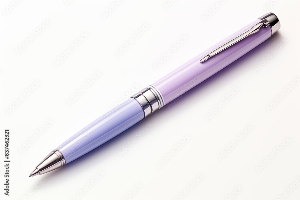 Ballpoint pen flat design, side view, everyday use theme, watercolor, Monochromatic Color Scheme Ballpoint pen flat design, side view, everyday use theme, watercolor, Monochromatic Color Scheme